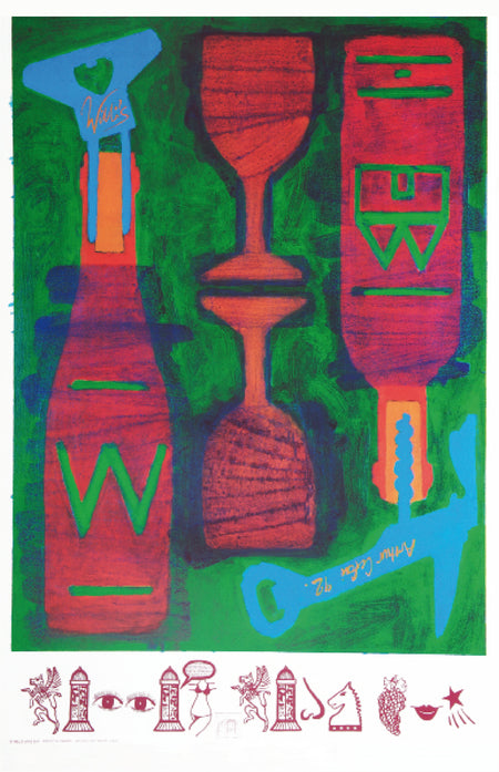 Arthur CEFAI 1992 Willi's Wine Bar art print