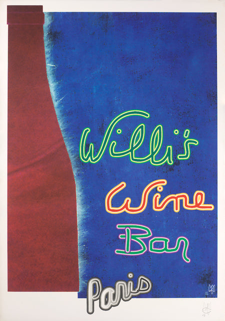 Mister KING 1996 Signed Velin Edition Willi's Wine Bar