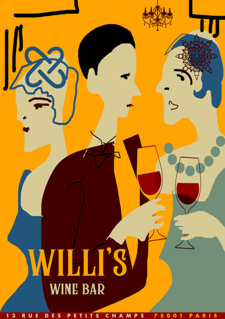 Brian Grimwood 2019  Willi's Wine Bar art print